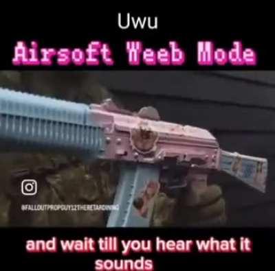 Moaning anime airsoftgun 