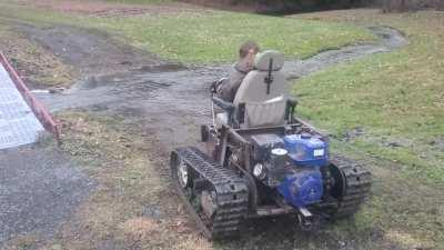All Terrain Wheelchair I built for my wife
