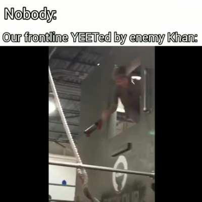 Get out of my point! YEET!