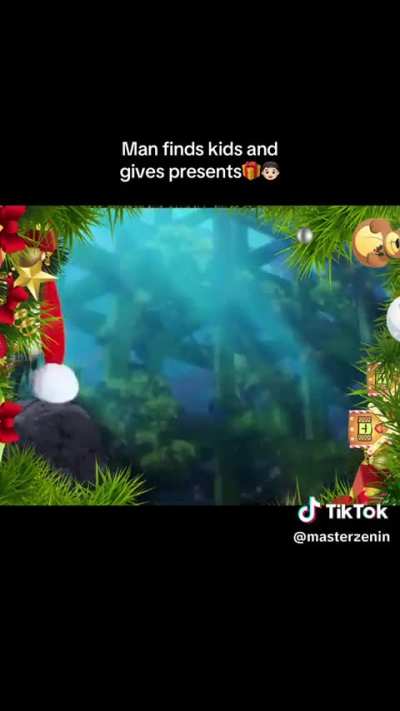 What a kind person in Christmas :) 