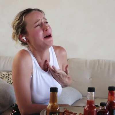 The spice was hot but not as hot as brie..