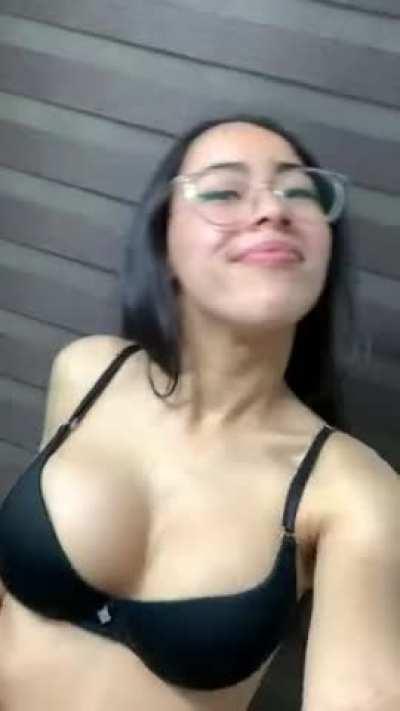 I'm not really holding back but in reality I am really a shy person - noone belives that haha