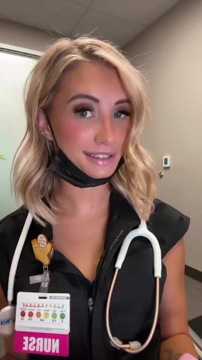 young and beautiful nurse ready to assist you