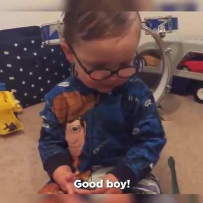 Noel knows something about the dinosaurs!