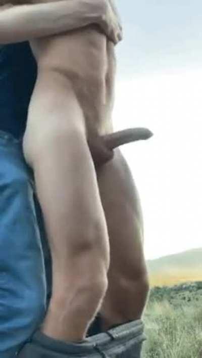 Fucking the cum out of him