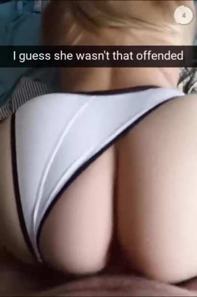 She caught you taking a pic of her ass and had to teach you a lesson