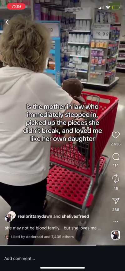 Putting her mom on blast, mother in love in the spotlight