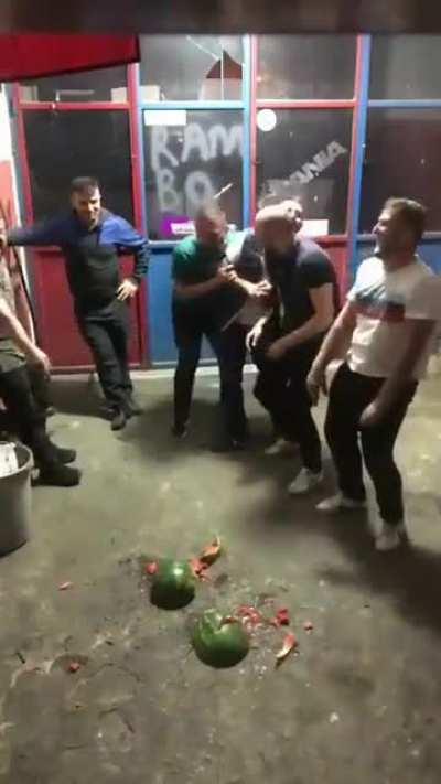 His reaction to the prank