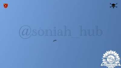 The Ukrainian Armed Forces carried out a MiG-29 airstrike using 2 guided French AASM HAMMER bombs on a house with Russian FPV drone operators in Southern Ukraine. April 2025.