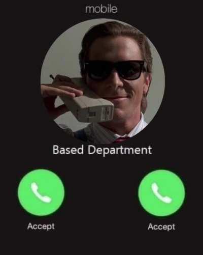 Are you going to answer?