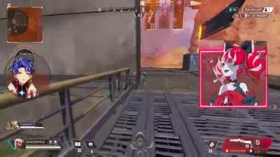 [Clip] Astel helping Ollie get the finishing blow on the last enemy in Apex in order to get her first champion!