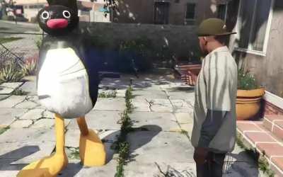 Pingu Roasts Franklin