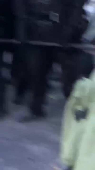 Cop tells protester to 