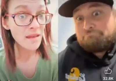 Triple whammy. Cringe reaction to a cringe joke that used a cringe song.