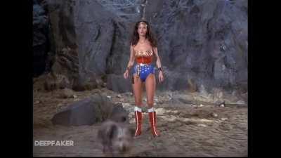FANMADE: Gal Gadot 70's Wonder Woman (DeepFake)