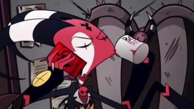 Blitzo has been misinformed (I never noticed his phone case)