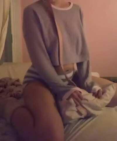 i'll hump my pillow until you get home daddy 😗