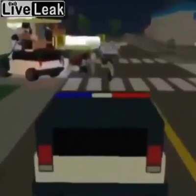 Dababy rides a cop car