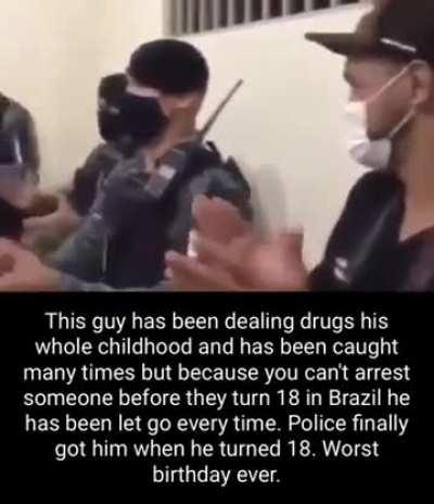 Brazilian jail isn't that dangerous anymore, all he need to do is join one of the organised crime factions