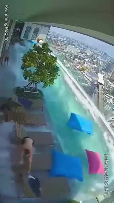 CCTV footage of the recent earthquake in Myanmar/Thailand (2025).