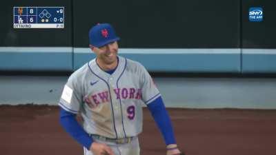 [Highlight] [Highlight] Brandon Nimmo robs David Peralta of an XBH with another brilliant catch in the ninth inning.