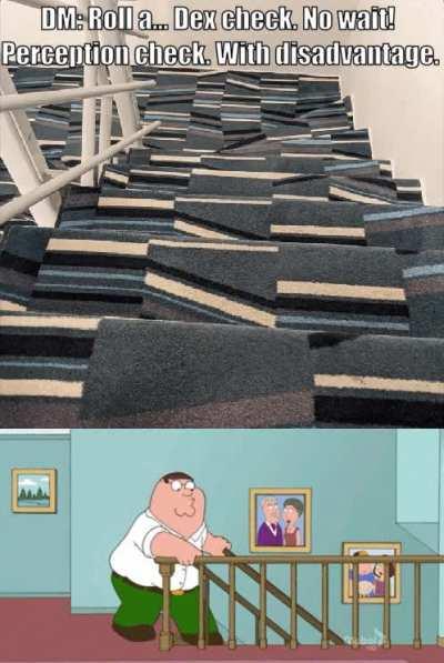 I tripped in this stairs and really don't know which direction am falling...