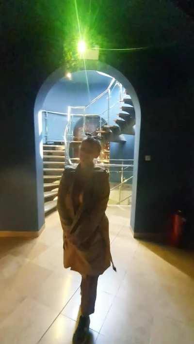 At the University Museum, the astronomy section and my two big unidentified bouncing objects. Heh