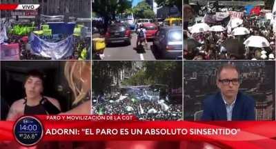 Marcha de la CGT, Fuerte Reclamo, atentos al trabajo .... , que olor te transmite el video?