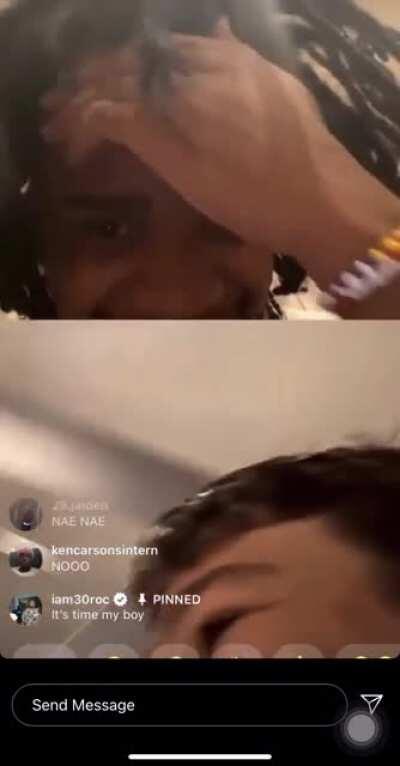 nigga really stuck his head ina toilet for a carti song😂😂😂