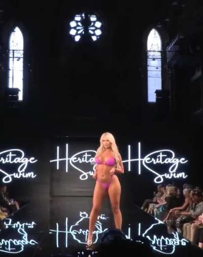 Maddie Tagg for Heritage Swim at the International heritage fashion Week, Season 4.
