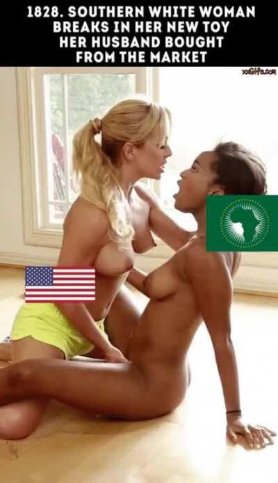 Breaking in her new toy...