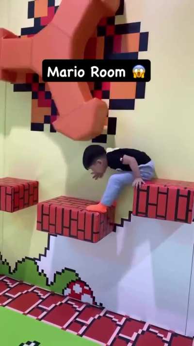 Mario kids room.