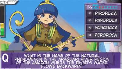 Answer her evil and fucked up quiz