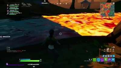 Satisfying water to lava transformation