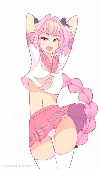 Astolfo doing the zero two dance