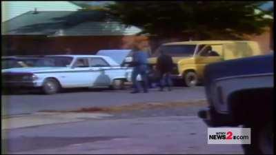 Footage of the Greensboro massacre, on Nov 3, 1979, Four members of the Communist Workers Party (CWP) and a protester were shot and killed by members of the KKK and the American Nazi Party (ANP) during a Death to the Klan march, organized by the CWP.
