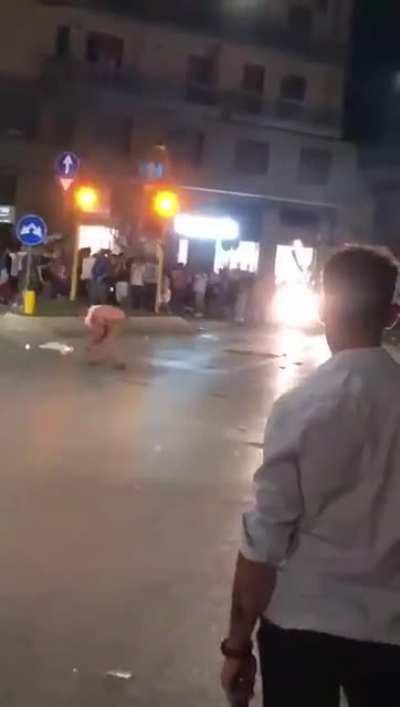 Firework with a very short fuse…