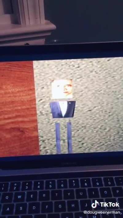 this guy made a cursed obama animation for a school project