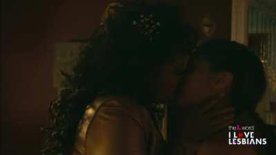 The L Word: Pam Grier & Janina Gavankar (s04e08) *AI ENHANCED & NO MUSIC*