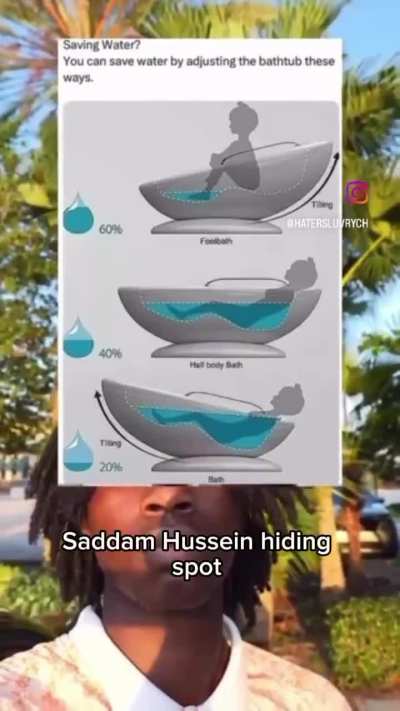 Saddam Hussein hiding spot 