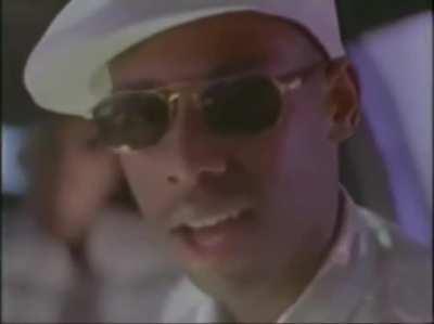 Bruce after popping a bean