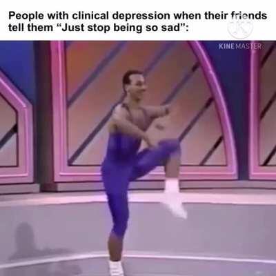 The mannrobics cure depression