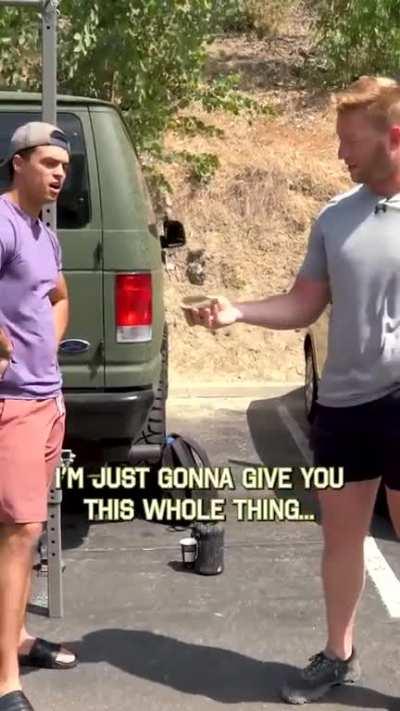 He was dumbfounded for a while