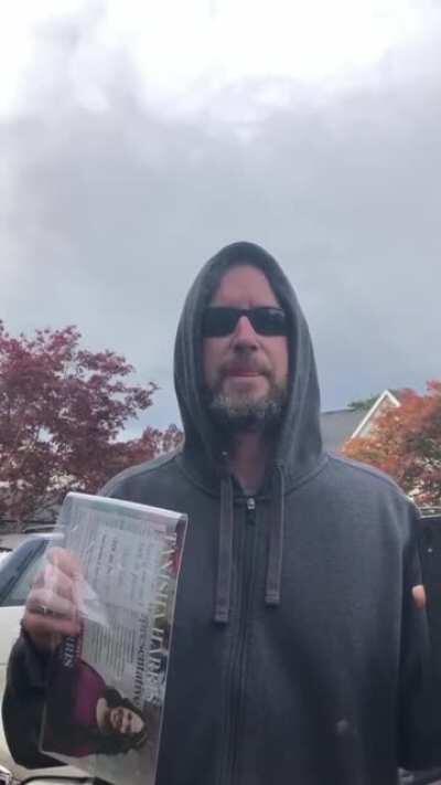 Guy walks up to lady passing out political flyers, accuses her of being a nazi, racist, and 'BLM target marker' and spouts several conspiracy theories before unleashing a profane tirade directed at her.