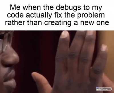 Finally, I can move away from act one.