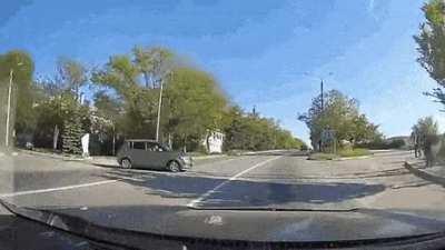 And the little green car kept rolling down the road. It's his world you are just living in it.