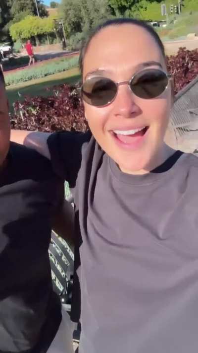 Gal with her trainer ig story 10-8-2024