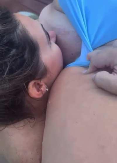 I went down on her in front of everybody at the pool party