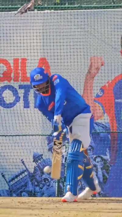 Jasprit Bumrah's Batting Practice in Nets