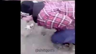 This man has suffered a great loss